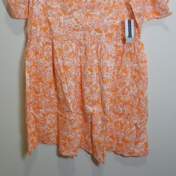 BP. CORAL Floral  Print Fit & Flare Minidress - Picture 6 of 11